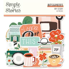   Kivágatok , Bits & Pieces / Simple Stories My Story (1 csomag)