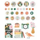 Díszítőelem , Decorative Brads / Simple Stories My Story (1 csomag)