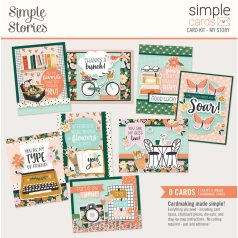   Üdvözlőlap készlet,, Simple Cards Kit / Simple Stories My Story (1 csomag)
