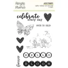 Szilikonbélyegző , Clear Stamps / Simple Stories Simple Vintage Life in Bloom (1 csomag)