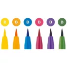 Faber-Castell PITT ecsetfilc készlet, Basic / Pitt Artist Pen Brush (6 db)