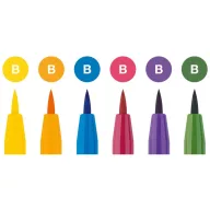   Faber-Castell PITT ecsetfilc készlet, Basic / Pitt Artist Pen Brush (6 db)