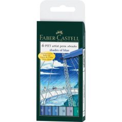   Faber-Castell PITT ecsetfilc készlet, Shades of Grey / Pitt Artist Pen Brush (6 db)