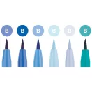 Faber-Castell PITT ecsetfilc készlet, Shades of Grey / Pitt Artist Pen Brush (6 db)