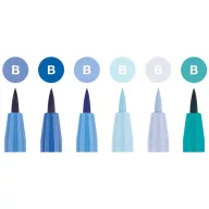   Faber-Castell PITT ecsetfilc készlet, Shades of Grey / Pitt Artist Pen Brush (6 db)