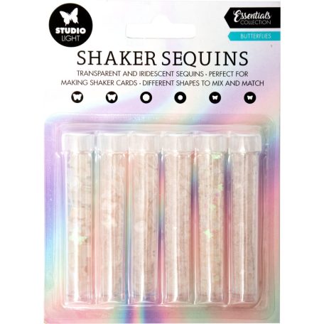 Díszítőelem rázóablakhoz, Butterflies Essentials nr.09 / SL Shaker elements (1 csomag)