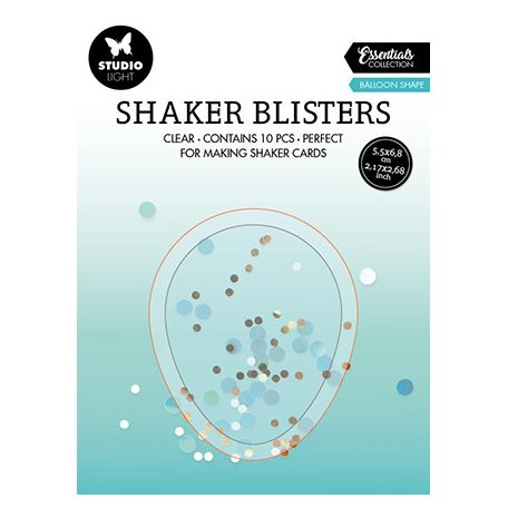 Rázóablak, Balloon shape Essentials nr.12 / SL Shaker blister (10 db)