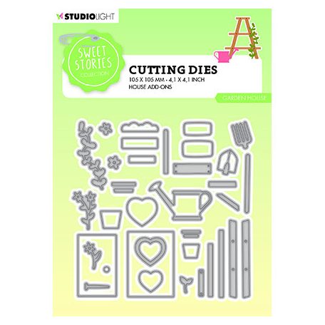 Vágósablon, Garden house add-ons Sweet Stories nr.513 / SL Dies, Cutting (1 csomag)