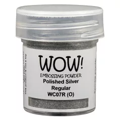   Domborítópor , Polished Silver Wow! Metallic Colours/ WoW! Embossing Powder (1 db)