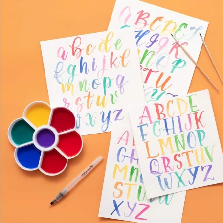 Műanyag paletta , Watercolour palette with pipettes / Kelly Creates (1 db)