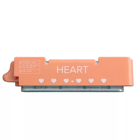 Multi-Cinch lyukasztó betét - szív lyukak , Punch Cartridge Heart / WRMK Multi-Cinch (1 db)