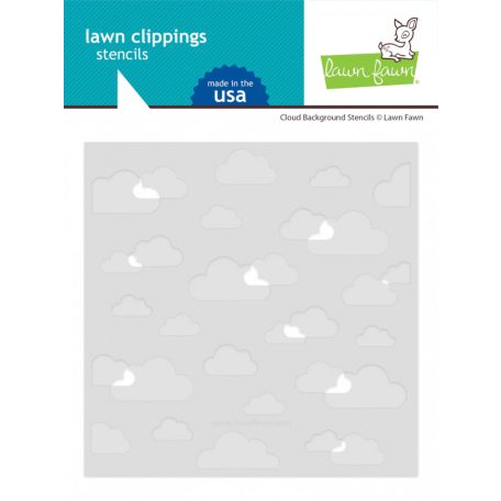 Stencil LF3110, cloud / Lawn Clippings Stencils (1 csomag)