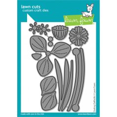   Vágósablon LF3097, darling daffodils / Lawn Cuts Custom Craft Die (1 csomag)