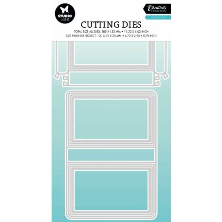 Vágósablon, Book box Essentials nr.497 / SL Cutting Die (1 csomag)