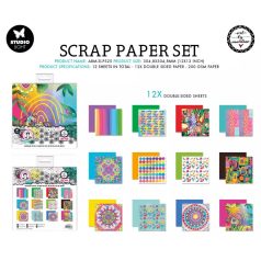   Art by Marlene  Scrapbook papírkészlet 12" (30 cm), Scrap Paper Signature Collection nr.25 ABM Paper Set (12 lap)