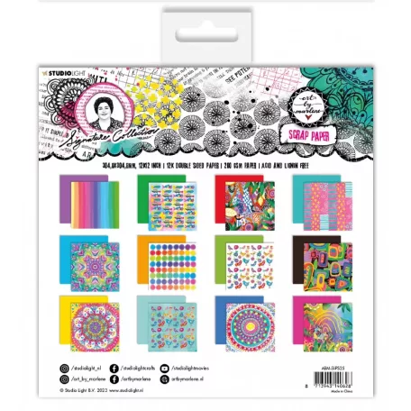 Art by Marlene  Scrapbook papírkészlet 12" (30 cm), Scrap Paper Signature Collection nr.25 ABM Paper Set (12 lap)