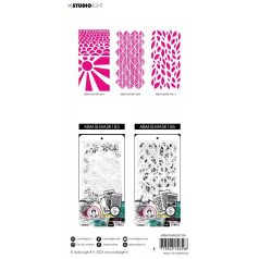   Art by Marlene Stencil, Calming trio Signature Collection nr.186 ABM Mask (3 db)