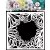 Art by Marlene Stencil, Floral Frame Signature Collection nr.184 ABM Mask (1 db)