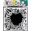 Art by Marlene Stencil, Floral Frame Signature Collection nr.184 ABM Mask (1 db)