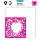 Art by Marlene Stencil, Floral Frame Signature Collection nr.184 ABM Mask (1 db)