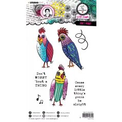   Art by Marlene Szilikonbélyegző, Don't worry Signature Collection nr.406 ABM Clear Stamp (1 csomag)