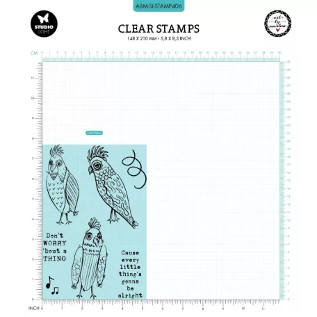 Art by Marlene Szilikonbélyegző, Don't worry Signature Collection nr.406 ABM Clear Stamp (1 csomag)