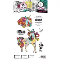   Art by Marlene Szilikonbélyegző, Unicorn dream Signature Collection nr.404 ABM Clear Stamp (1 csomag)