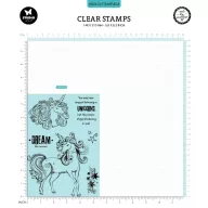   Art by Marlene Szilikonbélyegző, Unicorn dream Signature Collection nr.404 ABM Clear Stamp (1 csomag)