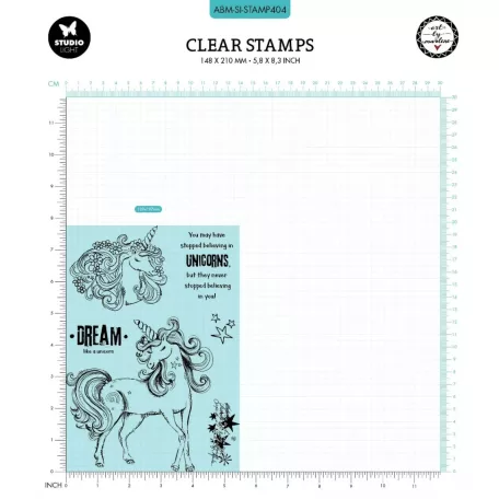 Art by Marlene Szilikonbélyegző, Unicorn dream Signature Collection nr.404 ABM Clear Stamp (1 csomag)