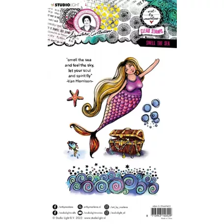 Art by Marlene Szilikonbélyegző, Smell the sea Signature Collection nr.403 ABM Clear Stamp (1 csomag)