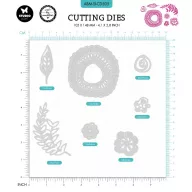   Art by Marlene Vágósablon, Floral-fun Signature Collection nr.505 ABM Cutting Die (1 csomag)