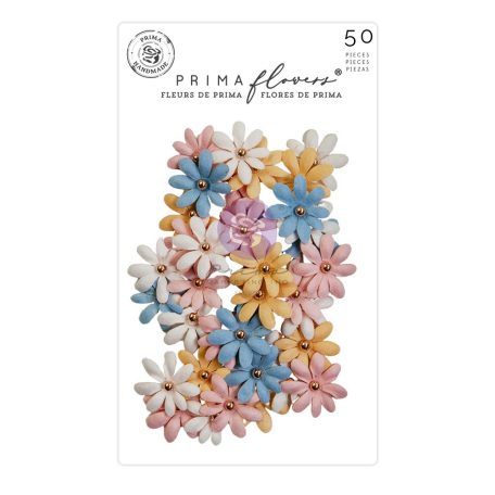 Virág díszítőelem , Spring Abstract Lovely Sweets/ Prima Marketing Flowers (1 csomag)