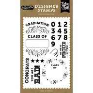   Echo Park Szilikonbélyegző, Clear Stamps - Class Of - Graduation (1 db)