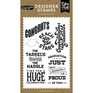   Echo Park Szilikonbélyegző, Clear Stamps - Huge Celebration - Graduation (1 db)