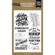   Echo Park Szilikonbélyegző, Clear Stamps - You Did It - Graduation (1 db)
