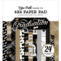   Echo Park Papírkészlet 6" (15 cm), Paper Pack - Graduation (24 lap)