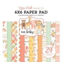   Echo Park Papírkészlet 6" (15 cm), Paper Pack - Our Baby Girl (24 lap)