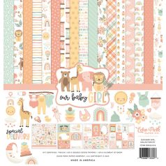   Echo Park Papírkészlet 12" (30 cm), Collection Kit - Our Baby Girl (1 csomag)