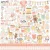 Echo Park Matrica 12" (30 cm), Cardstock Stickers - Our Baby Girl (1 ív)