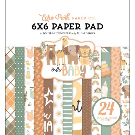 Echo Park Papírkészlet 6" (15 cm), Paper Pack - Our Baby (24 lap)