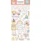 Echo Park Chipboard 6"X12", Chipboard Accents - It's Easter Time (1 ív)