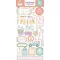 Echo Park Chipboard 6"X12", Chipboard Phrases - It's Easter Time (1 ív)