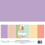   Echo Park Papírkészlet 12" (30 cm), Coordinating Solids Paper Pack - It's Easter Time (6 lap)