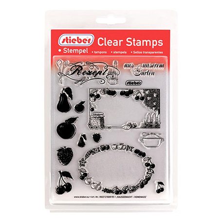 Stieber Szilikonbélyegző - Homemade - Clear Stamps (1 csomag)