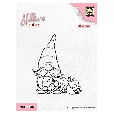 Nellie's Choice Szilikonbélyegző - Easter Gnom - Clear Stamps (1 csomag)