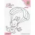 Nellie's Choice Szilikonbélyegző - Parachuting Bunny - Clear Stamps (1 csomag)