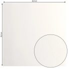 Scrapbook alapkarton 10 ív - 12" (30 cm) - Off white - Piszkosfehér - Cardstock paper smooth