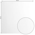 Scrapbook alapkarton 10 ív - 12" (30 cm) - White - Fehér - Cardstock paper smooth