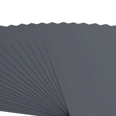 Scrapbook alapkarton 10 ív - 12" (30 cm) - Anthracite - Antracitszürke - Cardstock paper smooth