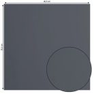 Scrapbook alapkarton 10 ív - 12" (30 cm) - Anthracite - Antracitszürke - Cardstock paper smooth